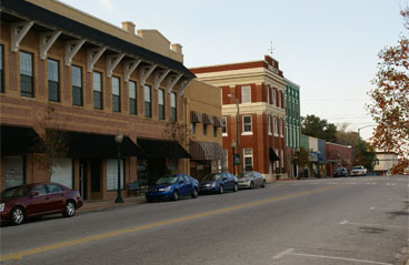 This image shows a commercial area in Tallahassee.