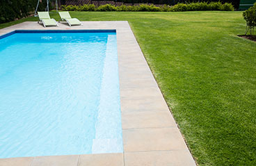 The image shows a swimming pool.